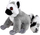 Lodër pelushi Jokomisiada Lemur Julek, 13cm, gri me bardh e zi