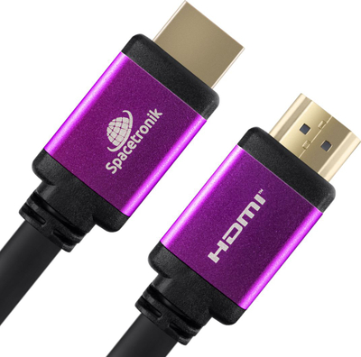 Kabllo HDMI Spacetronik SH-SPR015, 1.5m, 8K Ultra HD, e zezë