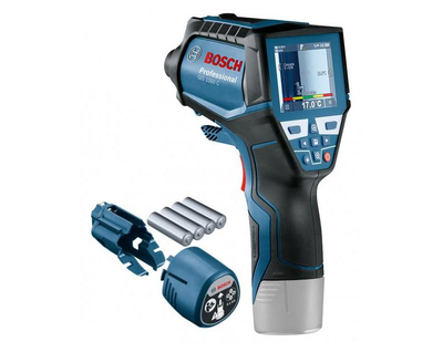 Detektor termik Bosch GIS 1000 C Professional, Bluetooth, ekran me LED, blu