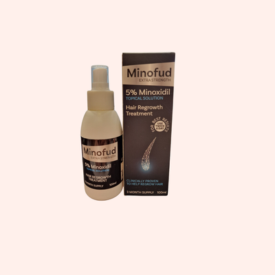 Sprej për flokë Minofud, 5% Minoxidil 100 ml