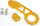 Grep tërheqës mbrapa MTuning, alumin, universal, ngjyrë gold