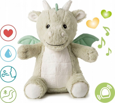Lodra nate Cloud b Love Light Buddies Drake the Dragon, dritë shumëngjyrëshe, kuti muzike, jeshile