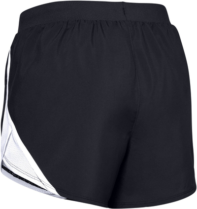 Pantallona të shkurtra vrapimi Under Armour Fly By 2.0 për femra, të zeza