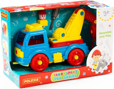 Kamion vinç lodër Polesie 84828, 38 pjesë, për çmontim, shumëngjyrësh