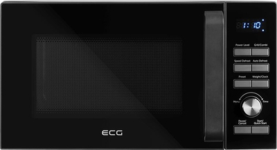 Fur mikrovalësh ECG MTD 2590 GBS, 25L, 900W, me gril, e zezë