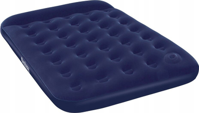 Dyshek ajri Bestway Double Air Mattress, dopio, me pompë të integruar, blu