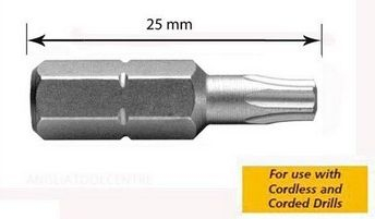 Bit kaçavide Dewalt DT7255 QZ Torx T20, 25mm