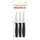 Set thika Fiskars 1014280, për biftek, 3 copë, zezë