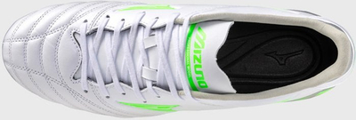 Këpucë futbolli Mizuno Morelia Neo IV PRO FG M, për bar natyral, për meshkuj, të bardha