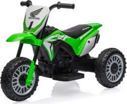 Motoçikletë elektrike për fëmijë Milly Mally Honda CRF450R, bateri rikarikueshme, 2.5–3 km/h, e gjelbër