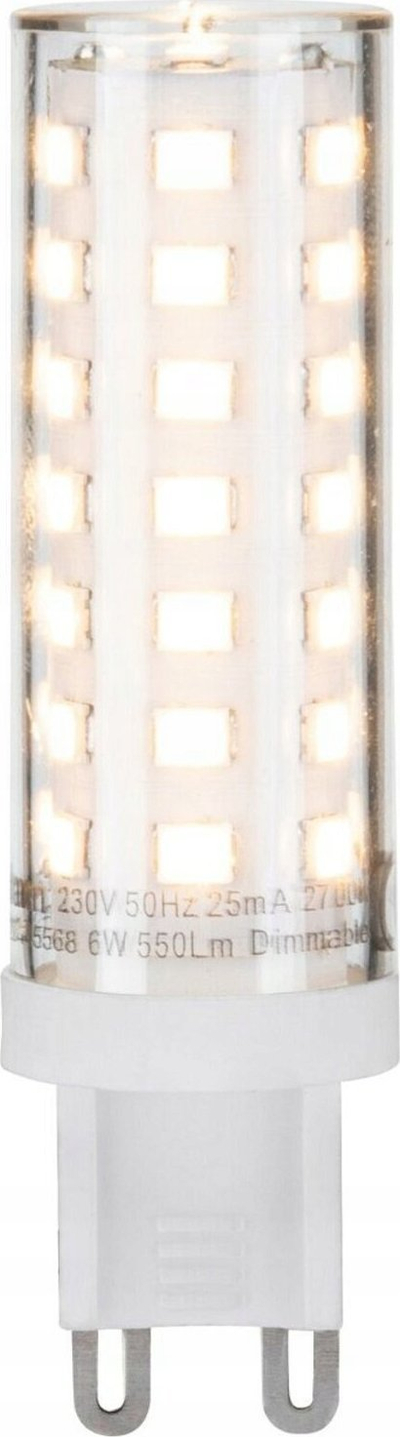 Llampë LED Paulmann 28806 G9, 6W, 550lm 2700K, e bardhë