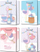 Qese dhurate për lindje bebi Gift Bag Birth L MIX, 30x41.5x12 cm, me motive për baby shower