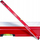Nivel alumini Geko Strong Line, 100cm, magnetik, i kuq