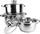 Set tenxheresh Maestro MR-2220-6L, 6 copë, inoks, argjendtë