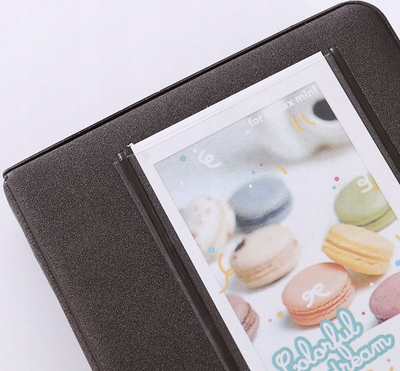 Album foto LoveInstant Photo Album, 64 foto, për Fujifilm Instax Mini, i zi