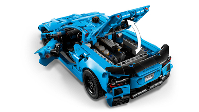 Lodër ndërtimi LEGO Technic Chevrolet Corvette Stingray 42217, 732 pjesë, blu