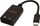 Adapter audio Roline USB Type C në 2x 3.5mm, 0.13m, i bardhë