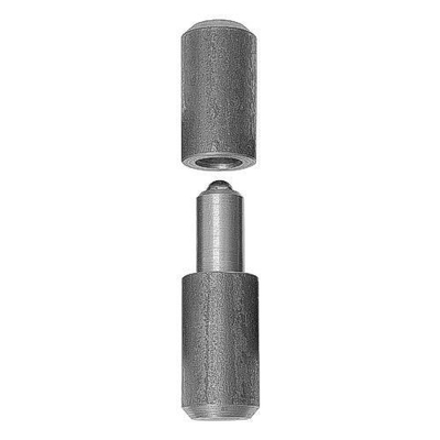 Mentesh cilindrike me topth 20mm x 80mm, metalike, argjend
