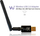 Adaptues WiFi Vu+ Wireless USB 2.0, 300 Mbps, 2.4 GHz, i zi