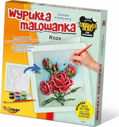 Set kreativ pikturimi Mirage Hobby Convex Painting Flowers Roses, 3D