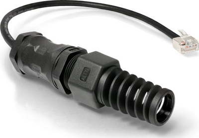Kabllo rrjeti QuWireless QRJ45, RJ45, 0.16m, e zezë