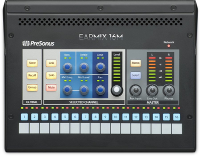 Mixer monitori personal PreSonus EarMix 16M, 16 kanale, AVB, i zi