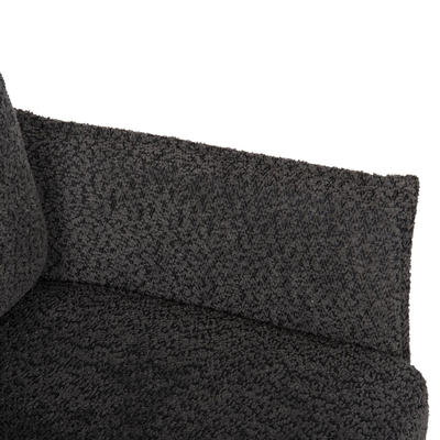 Kolltuk ngrënieje Zorin 64x66x94,5Hcm (HM9846.03), gri/ zezë
