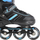 Patina 2 në 1 Nils Extreme NH18191, rregullueshme 29-33, për gra, e zezë me blu