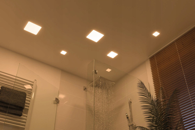 Panel LED Paulmann Veluna Angular, 3000K, 7.5 cm, i bardhë