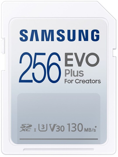 Мемориска картичка Samsung SDXC 256GB EVO Plus UHS-I U3 (Class 10)