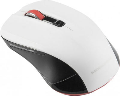 Maus pa tela Modecom WM9.1, optik, 1600 DPI, i bardhë