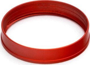 Unaza zbukuruese EK Quantum Torque HDC 16, set me 10 copë, për tuba 16mm, e kuqe
