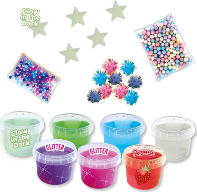 Set kreativ slime SES Creative Mix Everything Mania 15019, për kalamaj, shumëngjyrësh