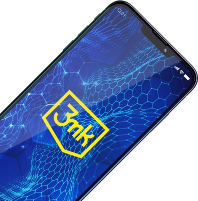 Xham mbrojtës 3MK HardGlass Max Lite për Samsung Galaxy A55 5G, pamje shumë e kthjellët, sipërfaqe kundër yndyrës