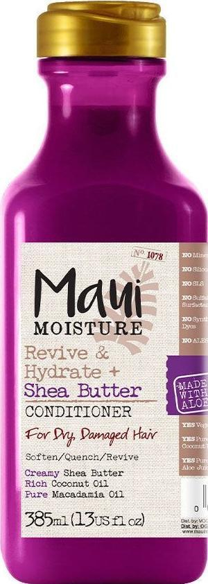 Balsam flokësh Maui Moisture Revive & Hydrate Shea Butter, për flokë të thatë e të dëmtum, 385ml, lejla