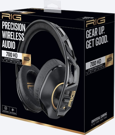 Kufje gaming Plantronics RIG 700 HD, pa tela, me mikrofon, të zeza
