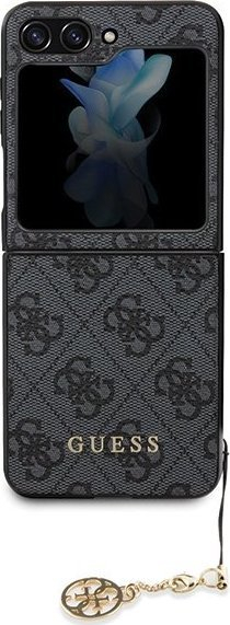 Kapak telefoni Guess për Samsung Galaxy Z Flip 5 4G Charm, gri