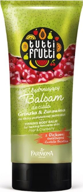Balsam Trupi për Shtrëngim Lëkure Farmona Tutti Frutti Dardhë &amp; Boronicë e Kuqe, 200 ml