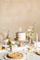 Qiri decor PartyDeco Number Candle 4, 8cm, me lule, i bardhë