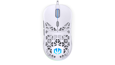 Maus gaming Endorfy LIV, me kabllo, 12000 DPI, i bardhë Onyx