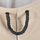 Shportë rrobash Zeller Laundry Basket, jute dhe poliester, 40x50 cm, kafe natyrale