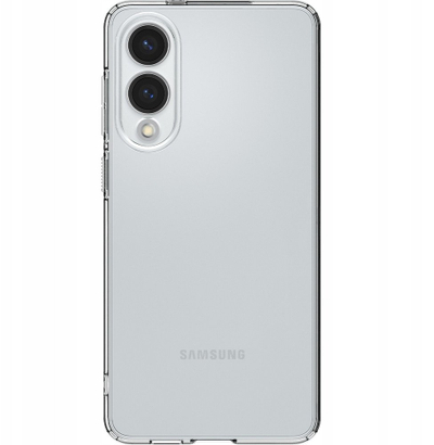Kapak telefoni Spigen Crystal Flex, për Samsung Galaxy S25 Edge, transparent