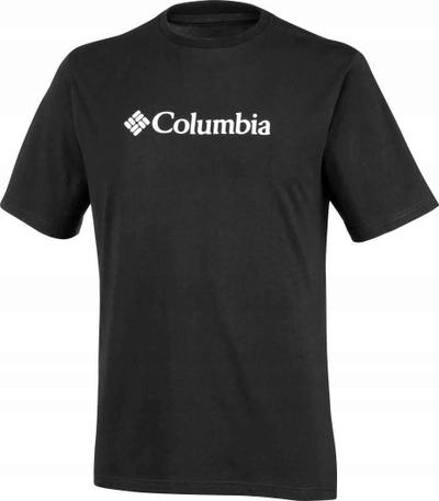 Bluzë Columbia CSC Basic Logo SS Tee M, pambuk, mëngë të shkurtra, e zezë