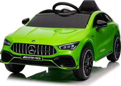 Електричен автомобил за деца Mercedes CLA 45s AMG, 4x4, со батерија, зелен