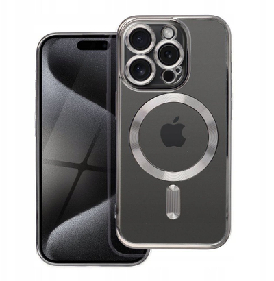 Futrollë telefoni OEM Electro Case për iPhone 16 Pro Max, me MagSafe, gri