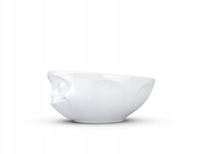 Tas porcelani FIFTYEIGHT PRODUCTS TASSEN Tasty Face Edition, 350 ml, i bardhë