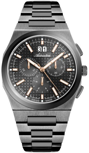 Orë dore për meshkuj adriatica, swiss made A8326.S1R6CH