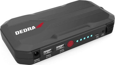 Startues motori dhe powerbank Dedra, 12000mAh, portabël, i zi