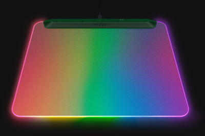 Mousepad gaming Razer Firefly V2 Pro, RGB, me mikro teksturë, jeshil