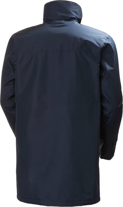 Pallto shiu Helly Hansen Dubliner Insulated Long, Helly Tech, e mbrojtur, blu e errët